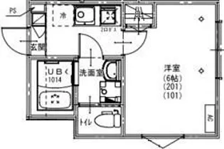 KEIAI RESIDENCE 西所沢III【1階】の間取り