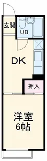 セジュール静波【1階】の間取り