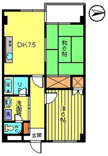 ツインパレスウエスト【8階】の間取り
