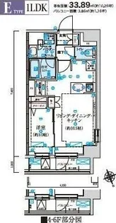 リヴシティ初台【5階】の間取り