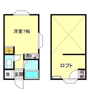 ウェルカムドリーマー【2階】の間取り