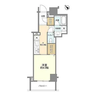 アトラス駒沢大学【6階】の間取り