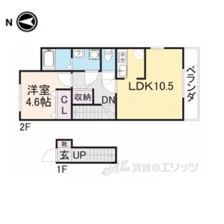 サンプレス【2階】の間取り