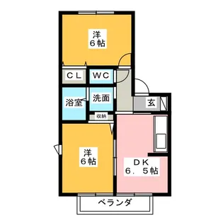 パークストーン【2階】の間取り