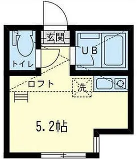 市場アーサーハーモン【2階】の間取り