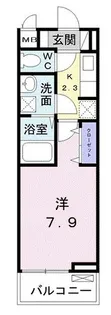 サニーオレンジ【2階】の間取り