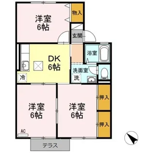 ガーデンヴィレッジ【2階】の間取り