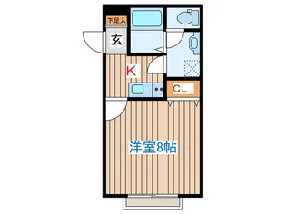 Azul旭町【2階】の間取り