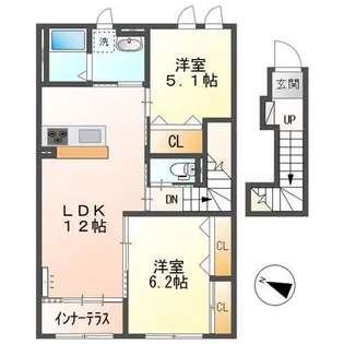 ファンタジア【2階】の間取り