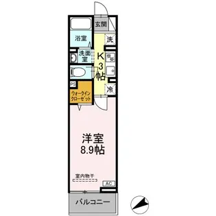 Charme cerisier(シャルム スリジエ)【2階】の間取り