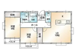 スマイルート港南中央【2階】の間取り