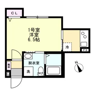 ベイルームスタイル湘南善行【1階】の間取り