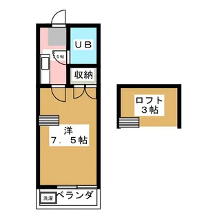 メゾンドK【1階】の間取り