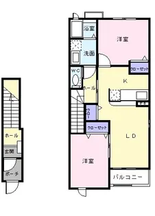 T.サニー 2【2階】の間取り