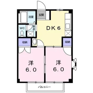 アルシオネ原町【1階】の間取り