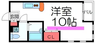 ラウニー通り【3階】の間取り