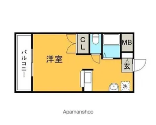 ピュアハウス【1階】の間取り
