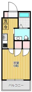 タウンコート戸越【2階】の間取り