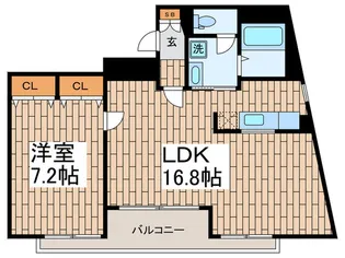 ライオンズマンション戸越銀座【12階】の間取り