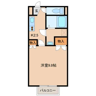 メゾン プランタン【2階】の間取り