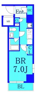 アゼスト関内【2階】の間取り