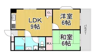メゾン井阪【1階】の間取り