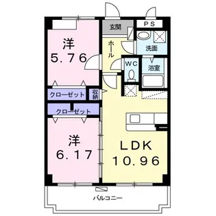 ココ アリエッタ【4階】の間取り