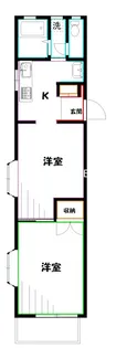 あびたしおん三鷹【1階】の間取り