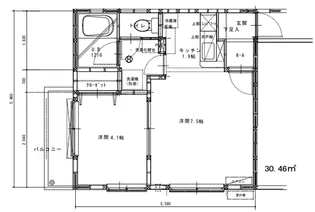 セピアコートIII【1階】の間取り