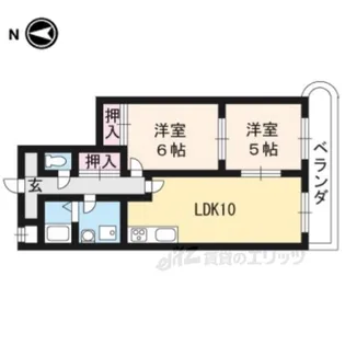 パークアベニュー藤ノ森【5階】の間取り