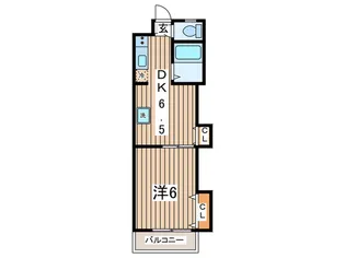 第1大浜ハイツ【1階】の間取り