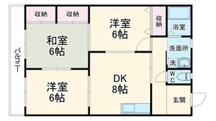 ユースフル加瀬【2階】の間取り