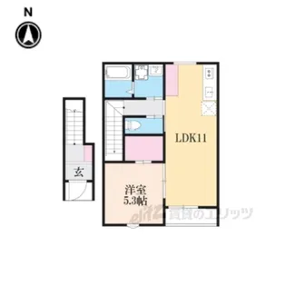 ロメット【2階】の間取り