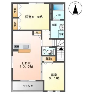 グローリオ【2階】の間取り
