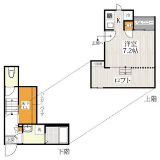 CB八潮リベラ【2階】の間取り