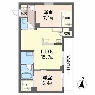 インセプション【3階】の間取り