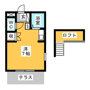 アーバンライフ S・K【1階】の間取り