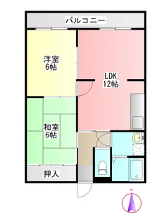 リバーサイド羽島【3階】の間取り
