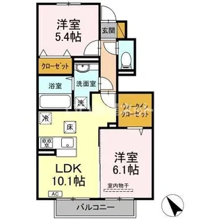 グランツ【1階】の間取り