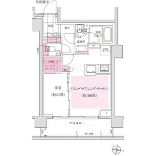 ディームス東陽町【3階】の間取り
