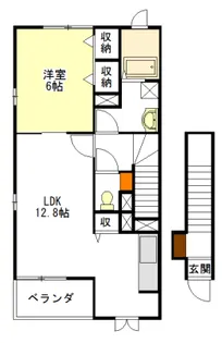 カームリーガーデン【2階】の間取り