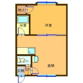 ポールスター【2階】の間取り