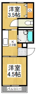 栄町レヂオンス【2階】の間取り