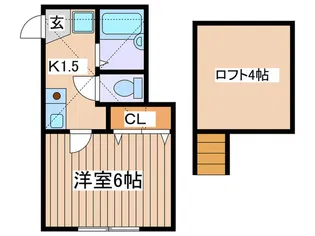 アザレ読売ランドC棟【1階】の間取り