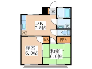 サンフィル【2階】の間取り