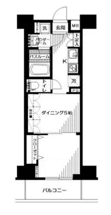 日神デュオステージ浅草三筋【4階】の間取り