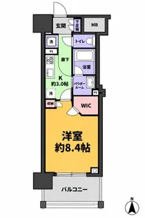 ブランシエスタ泉【12階】の間取り
