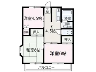 シャボールクイーン【1階】の間取り