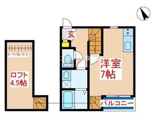PROUD弐番館【1階】の間取り