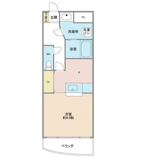 WINDOM首藤【1階】の間取り